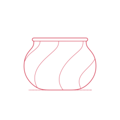 Objects Decorative Vases Ikea Viljestark Vase Short Craft Design Svg File, Free Vectors File